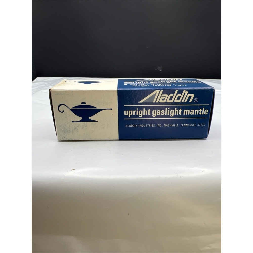 Vintage Aladdin Upright Gaslight Mantle 25637 New In Box Nashville TN MCM